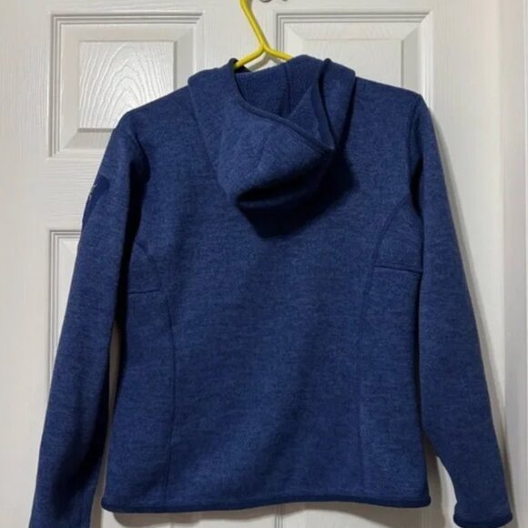 Women's Blue Fleece Jacket - Picture 4 of 7